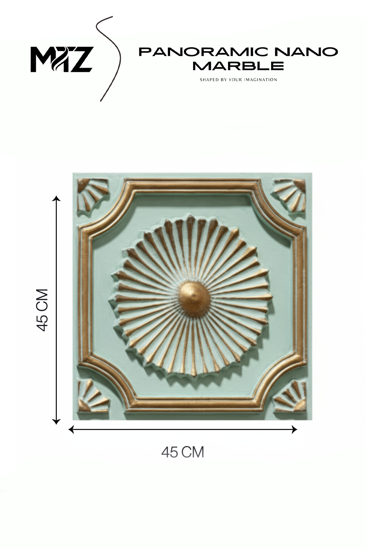 Modern Tavan Paneli Ornate Pattern 45x45cm (MTP-4545-105)
